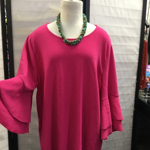 Lane Bryant tier bells sleeve top - Picture 7 of 7